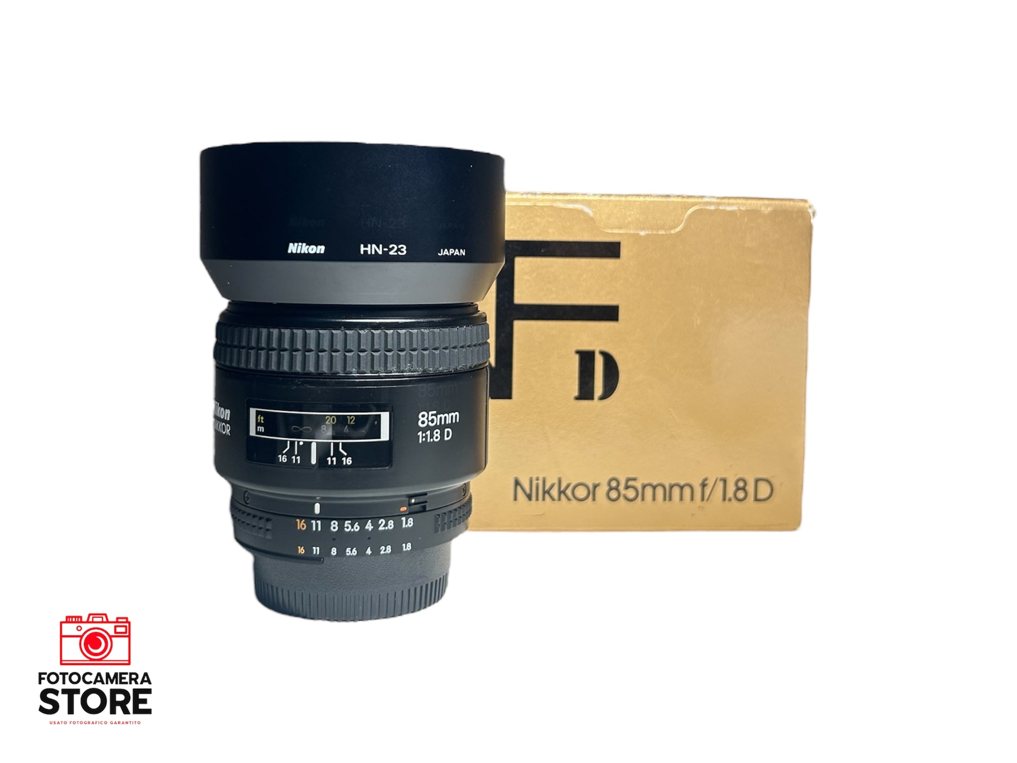 NIKON 85mm Nikkor f/1.8 D (GARANZIA 2 ANNI)