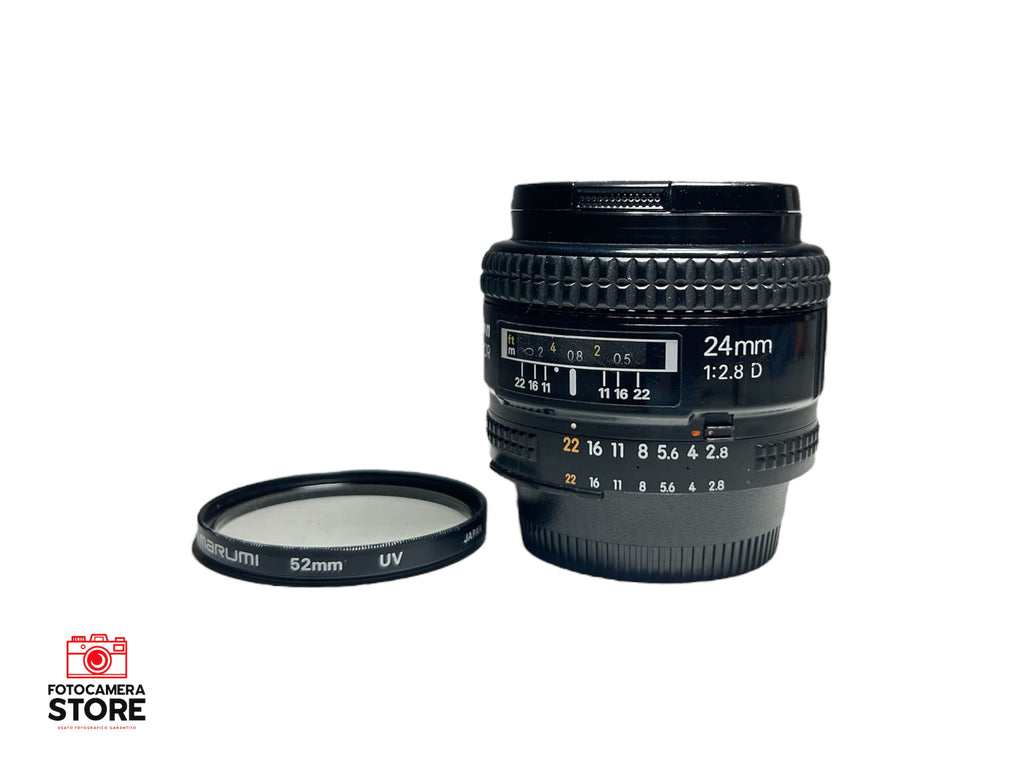 Nikon Nikkor 24mm F 2.8 D (GARANZIA 2 ANNI)