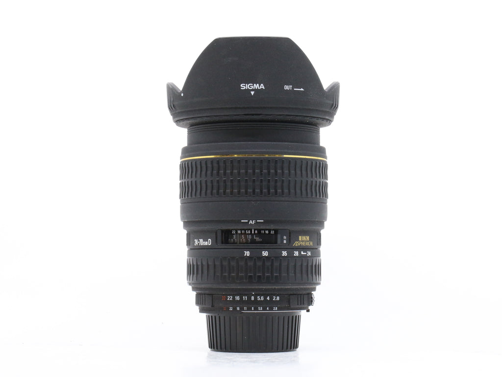 Sigma 24-70mm f/2.8 D EX - Attacco Nikon