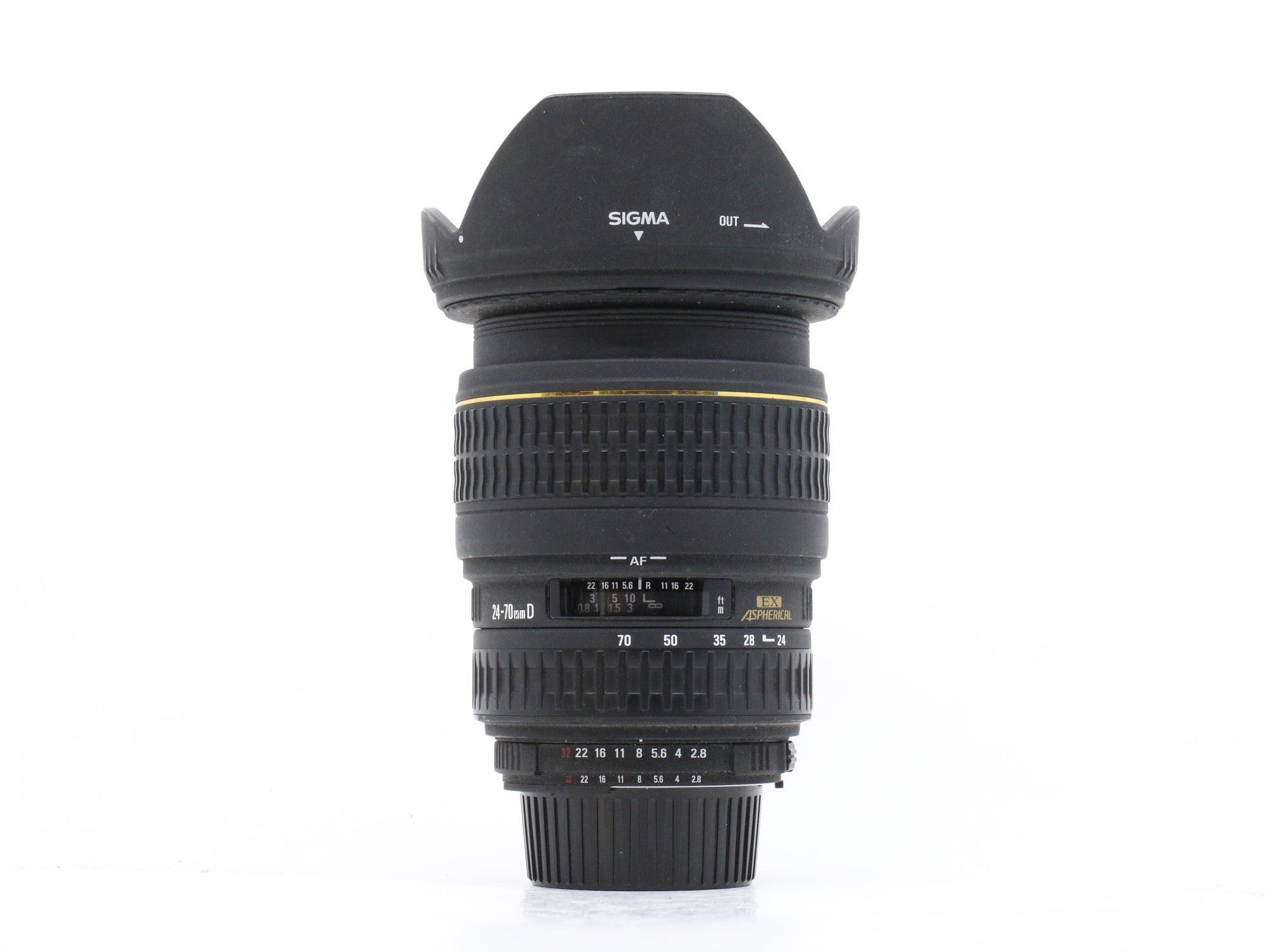 Sigma 24-70mm f/2.8 D EX - Attacco Nikon