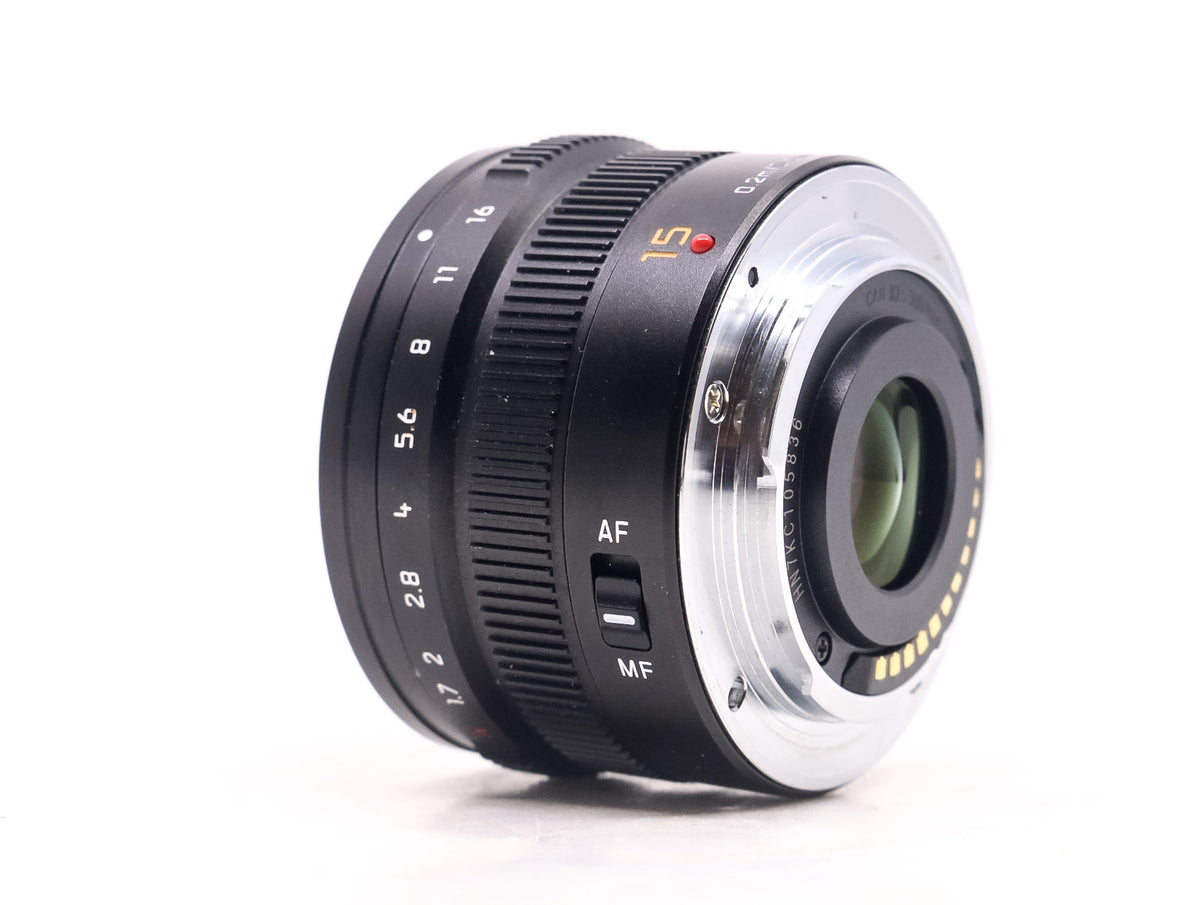 Leica DG Summilux 15mm f/1.7 ASPH.